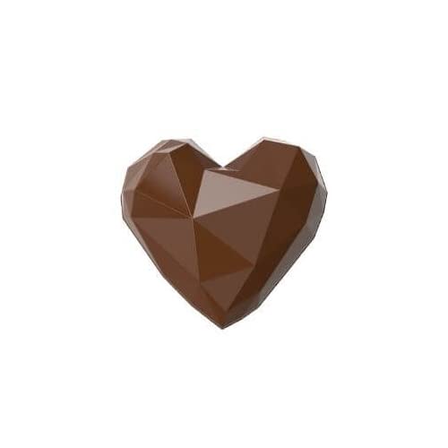 Photo 1 of  Clear Polycarbonate Chocolate Heart Mold 8x6 .5x5 IN  
