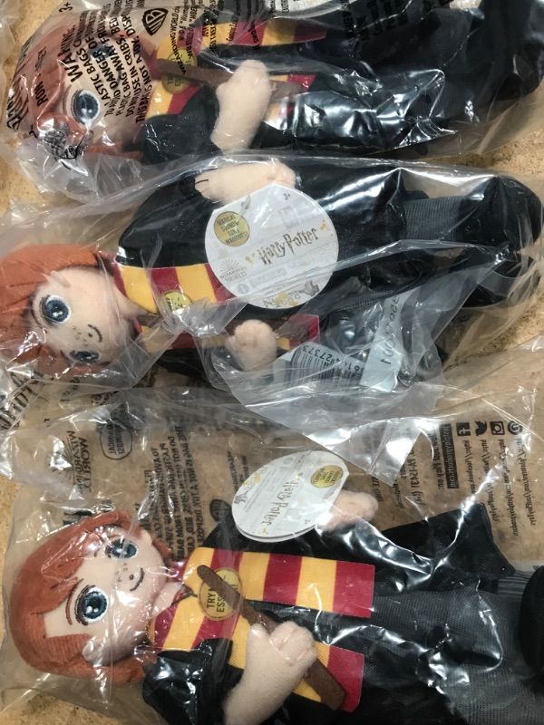 Photo 2 of (3PK) Harry Potter™ 8-Inch Spell Casting Wizards Ron Weasley™ Small Plush with Sound Effects Kids 
