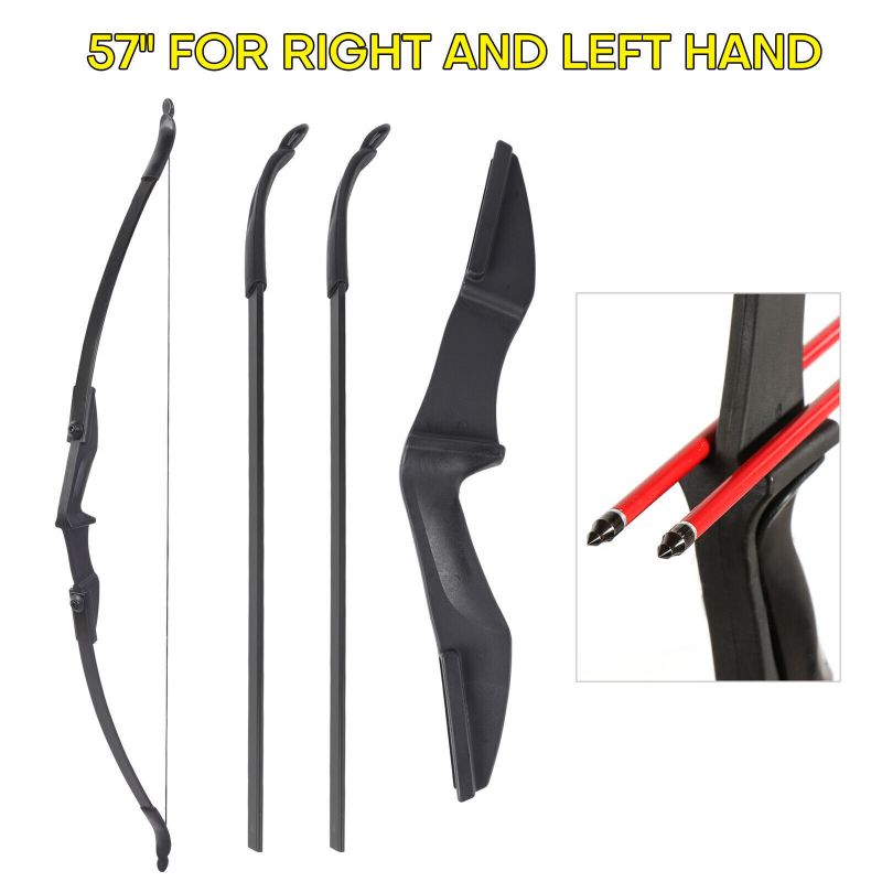Photo 1 of  Takedown Recurve Bow Hunting Set Archery Right Left Hand for Adult Beginner
