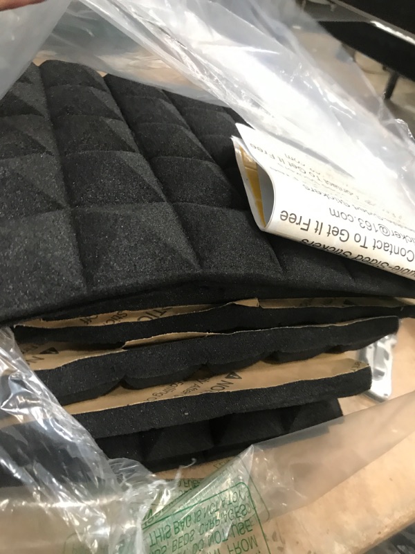 Photo 2 of 30x30x5cm Wedge Style Acoustic Foam Panels,Soundproofing Foam Acoustic Sound Treatment Absorption Wedge Tile Soundproofing Acoustic Foam
