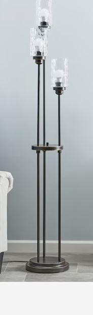 Photo 1 of allen + roth Latchbury 66.55-in Bronze Multi-head Floor Lamp
