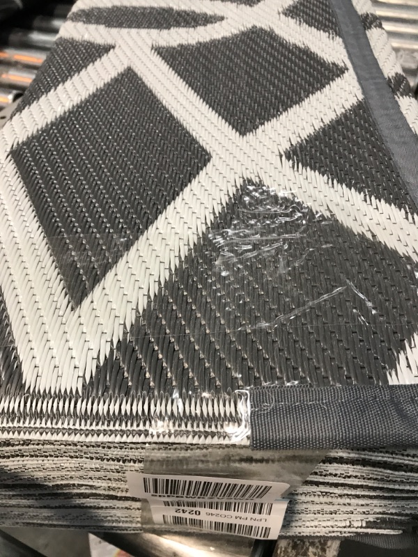 Photo 1 of 8ft outdoor grey rug