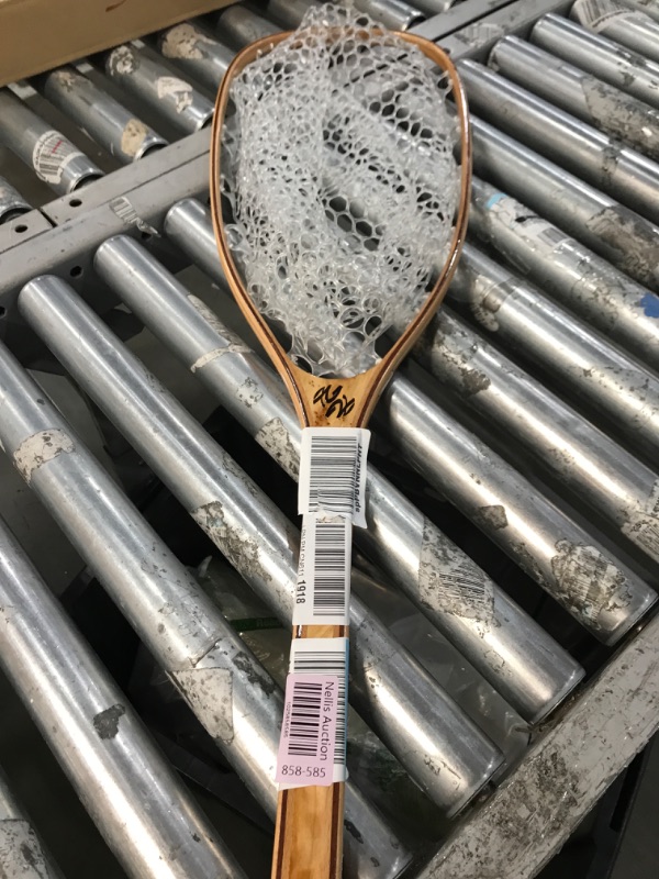 Photo 2 of 35" Fly Fishing Fish-Safe Net by Trademark Innovations (Burl Wood)