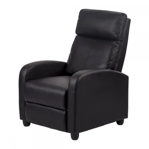 Photo 1 of *BOX 2 ONLY* Recliner Chair Single Sofa PU Leather Modern Reclining Seat Home Theater Seating for Living Room
