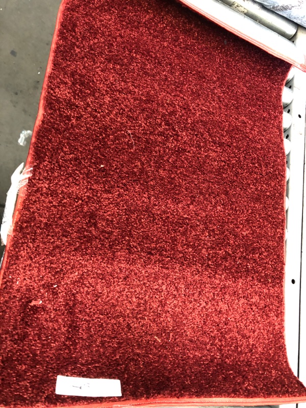 Photo 1 of 22" x 35 " red Rug 