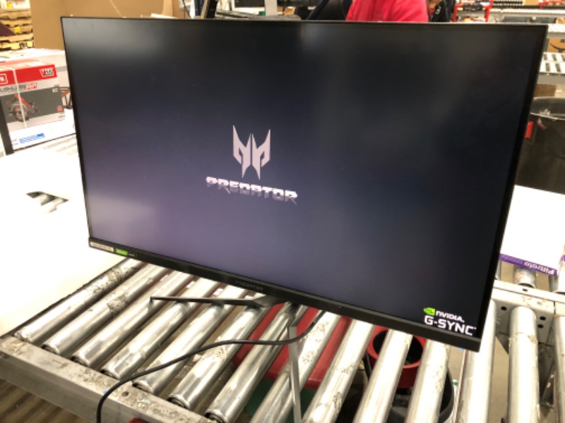 Photo 3 of Acer Predator XB323U GPbmiiphzx 32" WQHD (2560 x 1440) IPS NVIDIA G-SYNC Compatible Monitor, VESA Certified DisplayHDR600, Up to 0.5ms, 170Hz, (1 Display Port, 2 HDMI and 4 USB 3.0), Black
