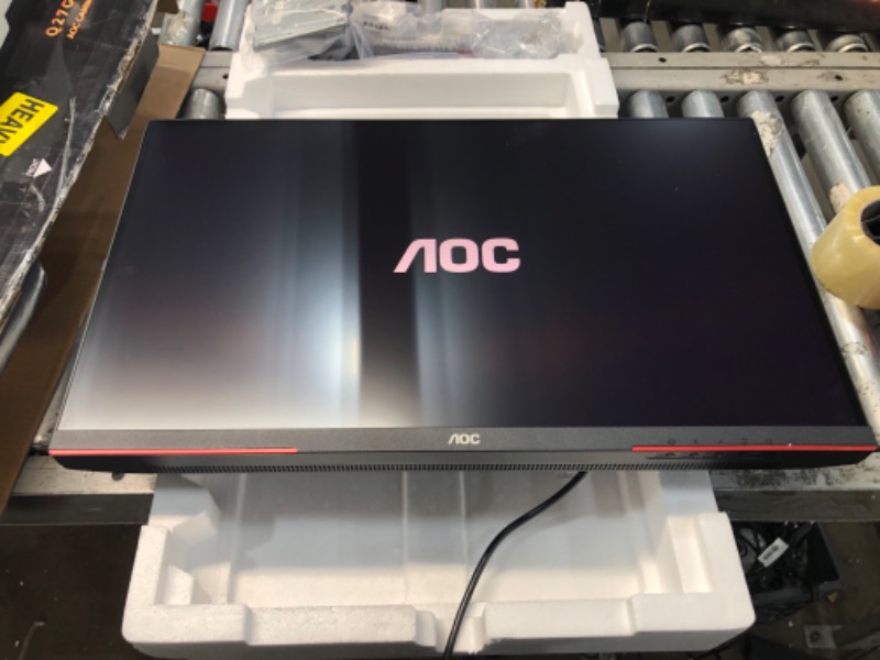 Photo 2 of AOC Q27G3XMN 27" QHD 2560x1440 Gaming Monitor with Mini-LED Backlight, 180Hz 1ms, Adaptive-Sync, VESA DisplayHDR 1000, Height Adjustable, 3-Year Zero-Bright-dot 27" QHD | VA | Mini-LED 180Hz Low Latency