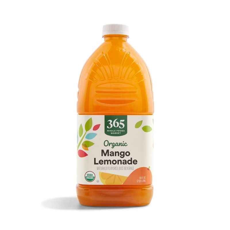 Photo 1 of 2 PK 365 by Whole Foods Market, Organic Mango Lemonade, 64 Fl Oz BEST BY 03/20/2024