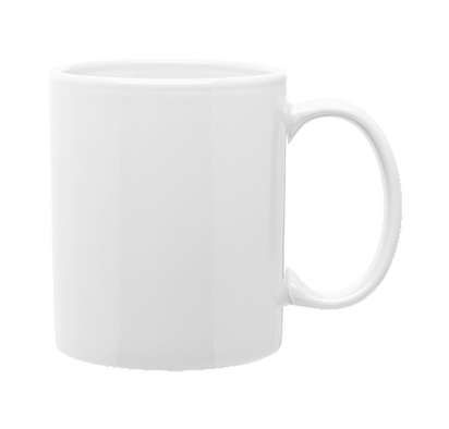 Photo 1 of 11 oz Sublimation Coffee Mugs White Blank Ceramic Coated Cup for Art Gifts DIY Craft