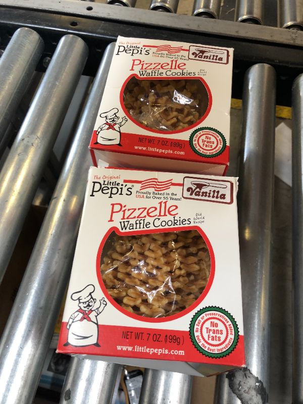 Photo 2 of 2 PACK-Little Pepi'S Pizzelles, Vanilla, 7 Ounce- 12-2024