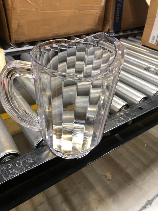 Photo 2 of Carlisle FoodService Products Versapour Clear Pitcher Tall Pitcher, Plastic Pitcher for Restaurants, Catering, Kitchens, Plastic, 60 Ounces, Clear