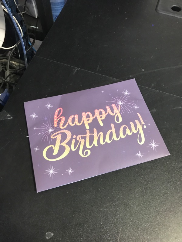 Photo 2 of Birthday Cards Fireworks Pop Up Cake Light and Music Happy Birthday Card Gift for Women