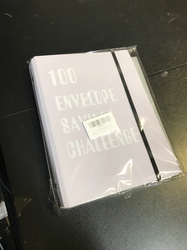 Photo 2 of 100 Envelopes Money Saving Challenge Binder with Pre-Printed Numbers with 1-100, A5 Money Saving Binder with Envelopes for Cash and Card, and Budget Planner to Save $5,050 (Macaron Purple)