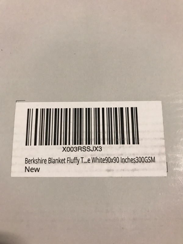 Photo 3 of Berkshire Blanket Classic Extra-Fluffy™ Plush Blanket, Queen Size Bed Blanket, Soft Fuzzy Fluffy Long Hair Blanket for Couch Sofa Bed, True White, 90x90 Inches
