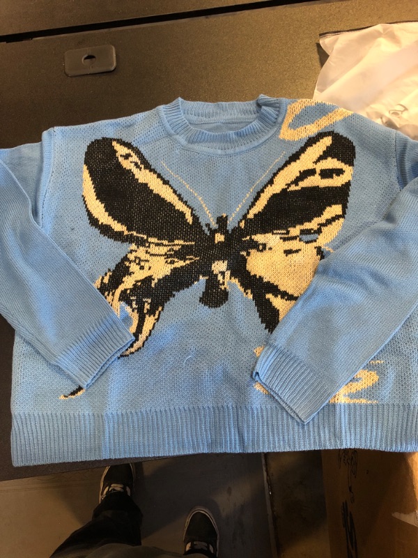 Photo 1 of Blue Butterfly Sweater Medium 