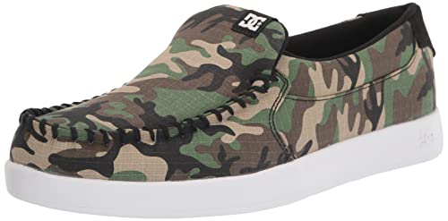 Photo 1 of DC Men's Villain 2 Casual Slip on Skate Shoe Slipper, Military CAMO, 10
