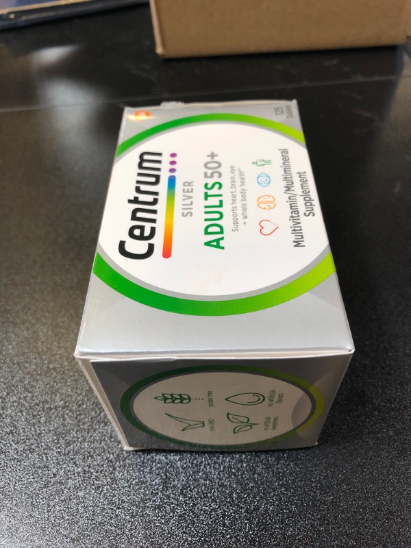 Photo 2 of Centrum Silver Multivitamin for Adults 50 Plus,125 count New 125 Count