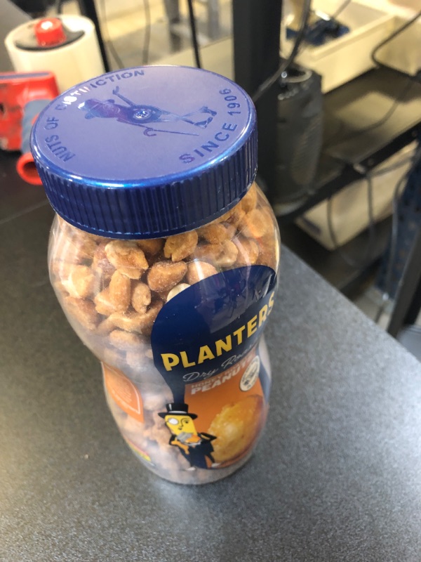 Photo 1 of 11/APRIL/24
PLANTERS Honey Roasted Peanuts, 16 oz. Resealable Jar | Flavored Peanuts with a Sweet Honey Coating & Sea Salt | Wholesome Snacking | Kosher 