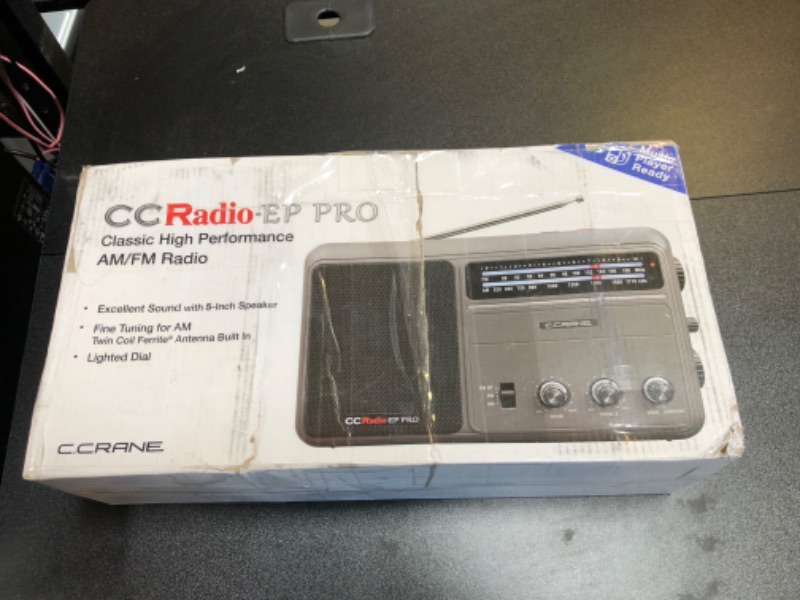 Photo 3 of C.Crane C Crane Portable CCRadio-EP Pro Am FM Radio with AC Adapter Cepro