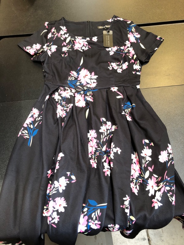 Photo 1 of Black Floral Dress Small 