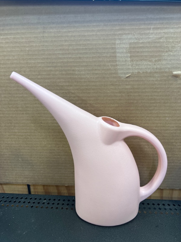 Photo 2 of 1 Pc Long Spout Watering Can Garden Indoor Creative Watering Can Latex Brain Prop Flower Watering Can Watering Cans Hand-held Spray Bottle Plant Plastic Pink Water Bottle re-usable