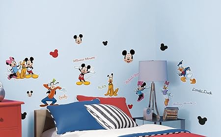 Photo 1 of RoomMates RMK1507SCS Mickey and Friends Peel and Stick Wall Decals
