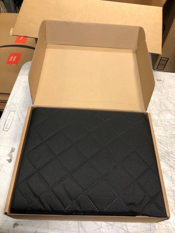 Photo 1 of Gorilla Grip 600D Heavy Duty Dog Car Seat Cover for Back Seat, Dog Travel Accessories, Tear Resistant Pet Hammock Protector with Non Slip Grip Dot Backing, Easy Clean Dogs Muddy Paws, Sedan SUV Black 55" x 58" Black