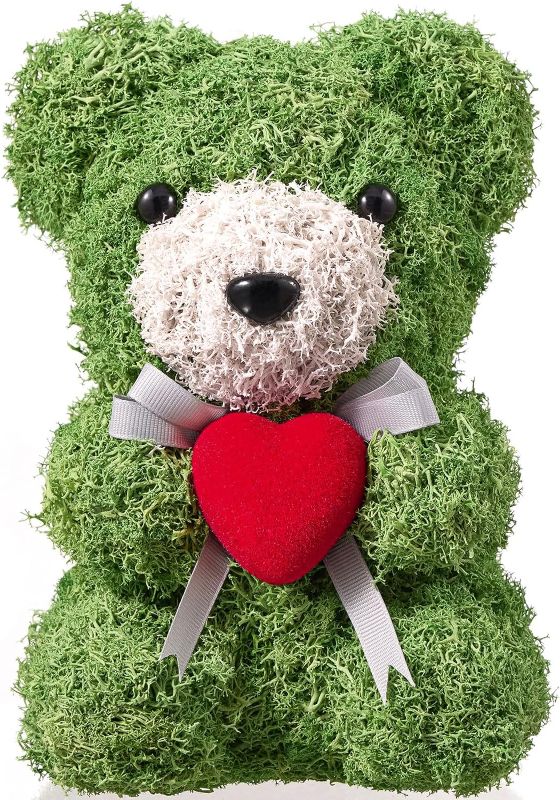 Photo 1 of ++USE STOCK PHOTO AS REFERENCE++ MOSSTARY MOSS BEAR FIGURINE DOLL (RED)