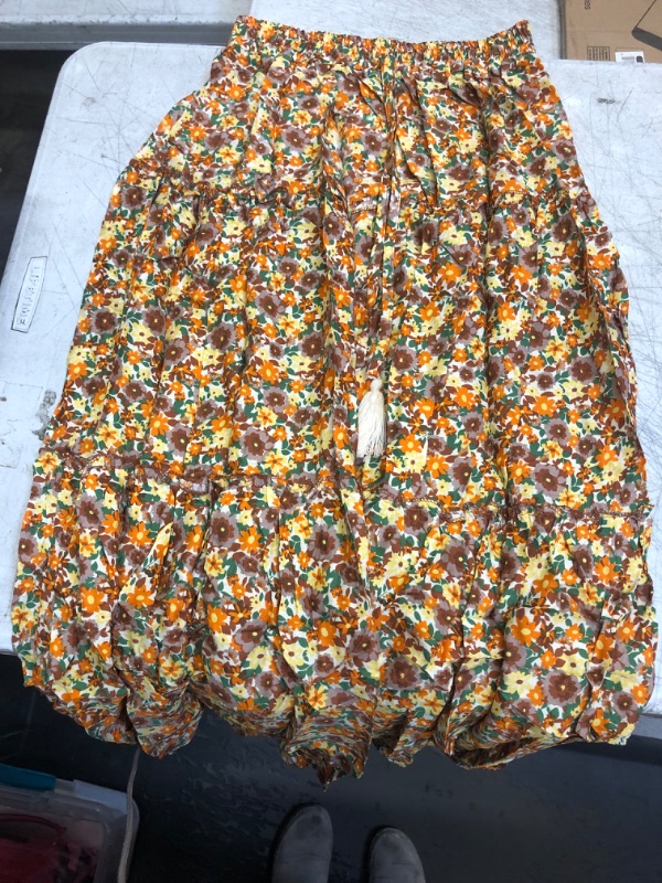 Photo 1 of Floral Maxi Skirt Small 
