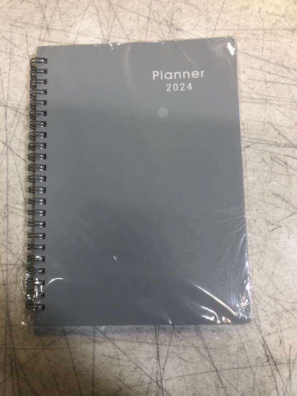 Photo 2 of 2023-2024 Planner - Academic Planner 2023-2024 with Weekly & Monthly Spreads, Jul 2023 - Jun 2024, 6.25" × 8.3", Twin-Wire Binding, Round Corner, Flexible Cover, Monthly Tabs Gray - Jul 2023 - Jun 2024