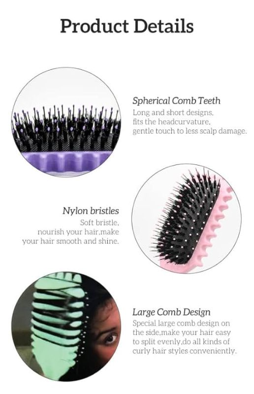 Curly Hair Brush, Curl Defining Brush, 2024 Newest Styling Brush