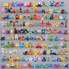 Photo 1 of OliaDesign Complete Set Pokemon Action Figures (144 Piece)