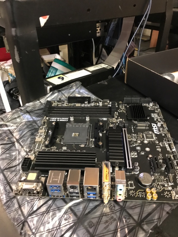 Photo 4 of MSI B550M PRO-VDH WiFi ProSeries Motherboard (AMD Ryzen 5000, AM4, DDR4, PCIe 4.0, SATA 6Gb/s, M.2, USB 3.2 Gen 1, Wi-Fi, Bluetooth, D-SUB/HDMI/DP, Micro-ATX)