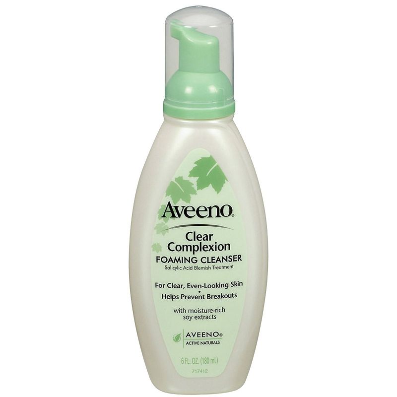 Photo 1 of Aveeno Clear Complexion, Foaming Cleanser, 6 Fl Oz
