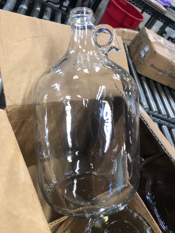 Photo 1 of 1 Gallon glass Jug Plate Glass Gallon Clear Glass Jug - Small Carboy For Beer...
3 pcs - 