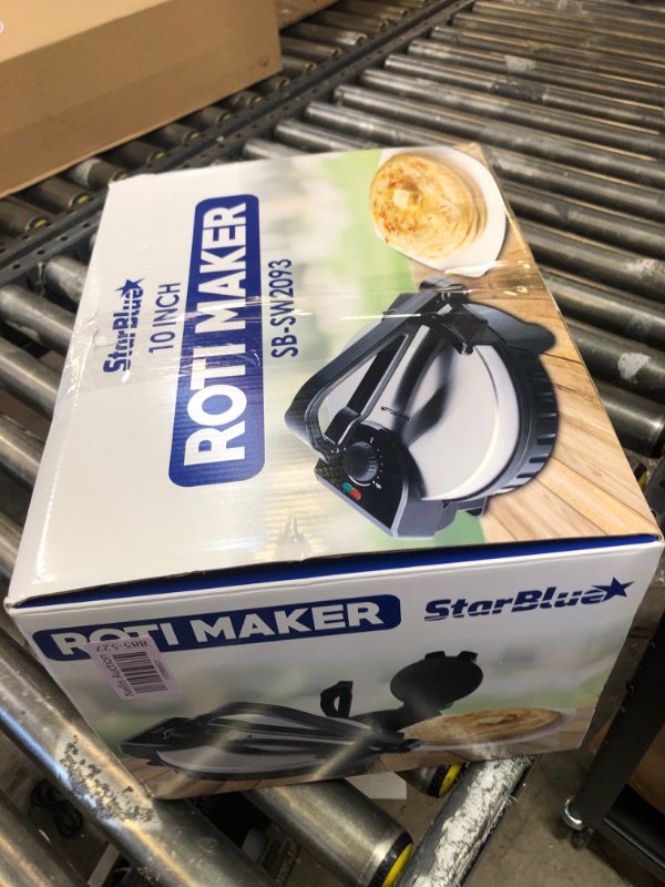 Photo 3 of 10inch Roti Maker by StarBlue with FREE Roti Warmer - The automatic Stainless Steel Non-Stick Electric machine to make Indian style Chapati