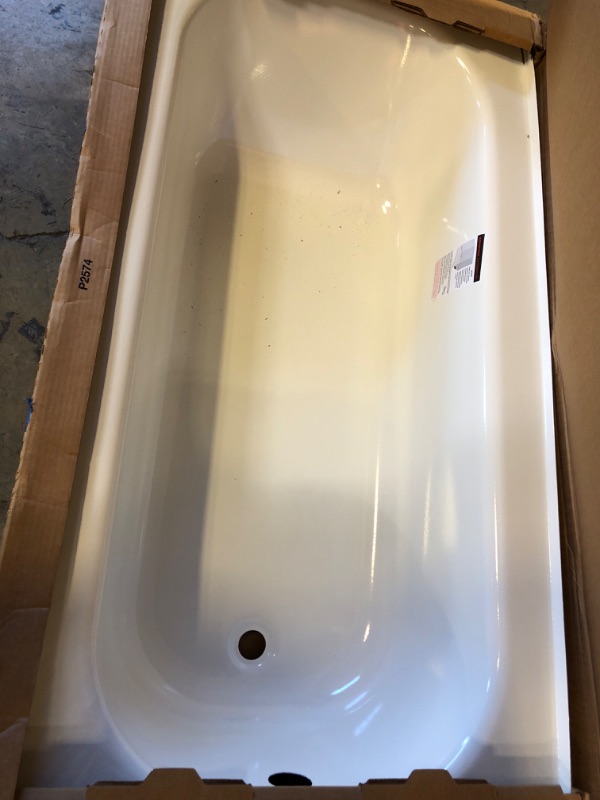 Photo 3 of Maui Plus 60 in. Right Drain Rectangular Alcove Soaking Bathtub in White