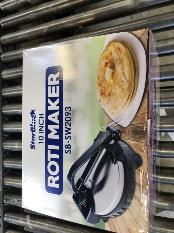 Photo 3 of 10inch Roti Maker by StarBlue with FREE Roti Warmer - The automatic Stainless Steel Non-Stick Electric machine to make Indian style Chapati