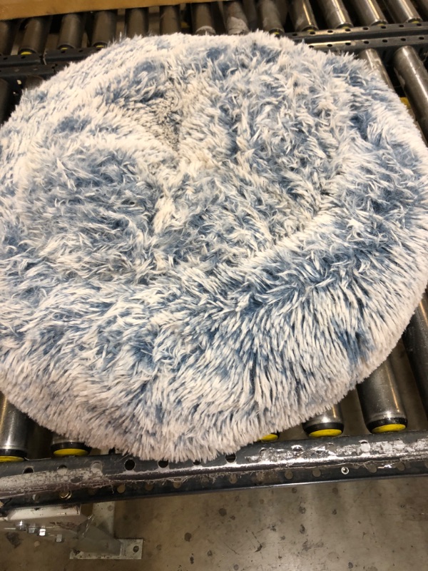 Photo 2 of Best Friends by Sheri The Original Calming Donut Cat and Dog Bed in Shag Fur Denim