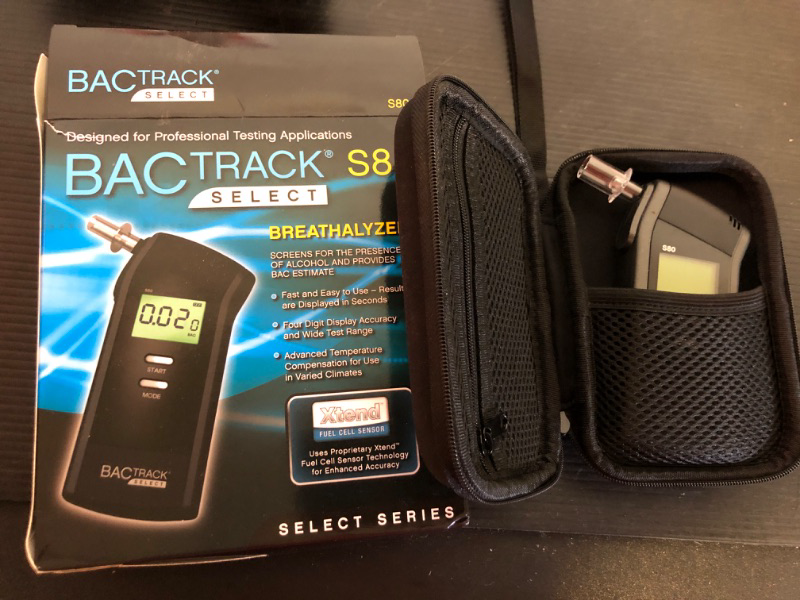 Photo 2 of BACtrack S80 Breathalyzer | Professional-Grade Accuracy | DOT & NHTSA Approved | FDA 510(k) Cleared | Portable Breath Alcohol Tester for Personal & Professional Use