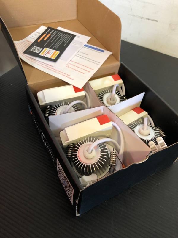 Photo 1 of LightingWill 2 Inch LED Recessed Lighting, Smart WiFi LED Downlight, 5W LED Ceiling Light Compatible with Alexa/Google Assistant, Dimmable RGB & 2700K-6500K, 120V with LED Driver (4 Pack)