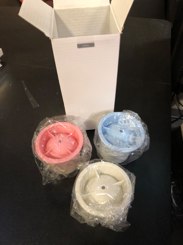 Photo 1 of (2024 Upgrade)3PCS Ice Molds Ice Maker Whiskey Sphere Ice Mold Ice Ball Round Ice Cube Mold Ball Cube Mold For Bourbon Ice Mold Big Ice Cubes Stackable Easy Release Silicone Ice Cube