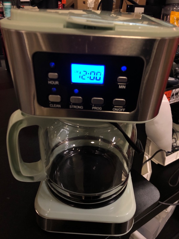 Taylor Swoden 12Cup Programmable Coffee Maker, Regular & Strong Brew