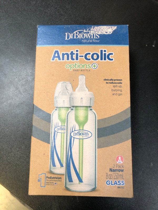Photo 1 of Dr. Brown's Options+ Glass Anti-Colic Baby Bottles - 2pk