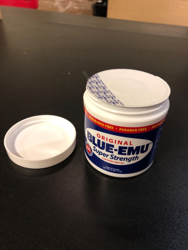 Photo 2 of Blue Emu Muscle and Joint Deep Soothing Original Analgesic Cream (6 Ounce Pack of 1) exp 04 2027