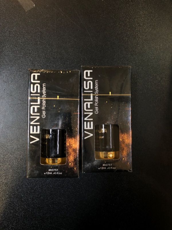 Photo 1 of 2 VENALISA Charming Golden Gel Nail Polish, 1Pcs Gold Color Gel Polish Nail Polish Gel High Gloss Soak Off Gel Nail French Nail Manicure Salon DIY
