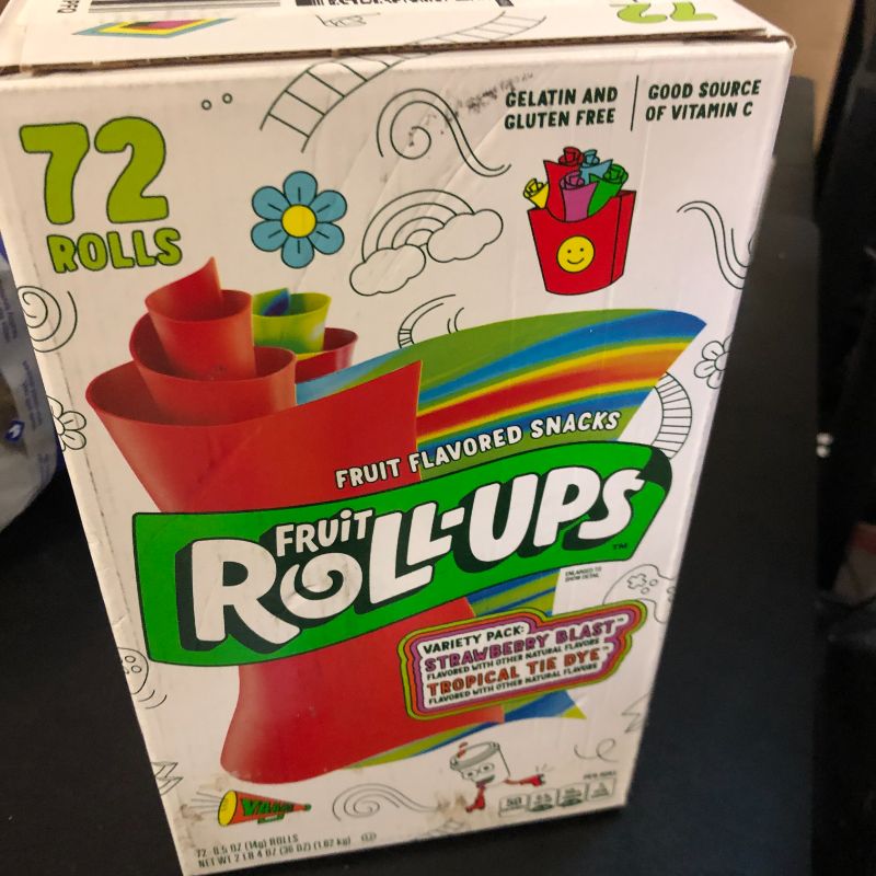 Photo 2 of Blastin' Berry Hot Colors Fruit Roll-Ups, 72 ct. SA  MAY 2024