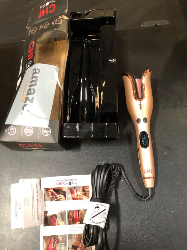 Photo 2 of CHI Spin N Curl Special Edition Rose Gold Hair Curler 1 inch. Ideal for Shoulder-Length Hair between 6-16â€ inches.