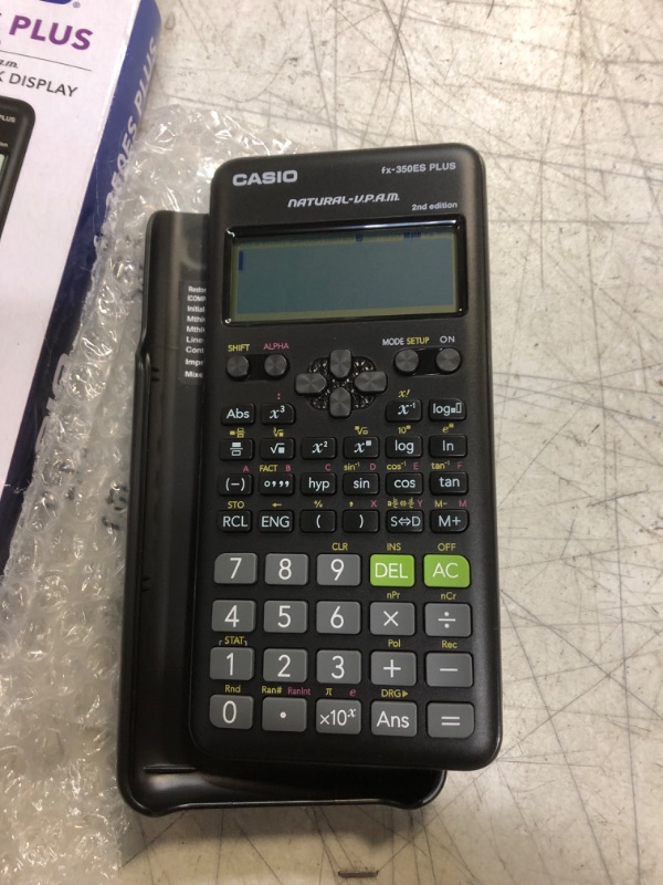 Photo 2 of Casio fx-300ESPLUS2 2nd Edition, Standard Scientific Calculator, Black
