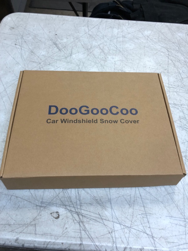 Photo 3 of DooGooCoo Premium Windshield Snow Cover, [Newest Nano-Grade Protection] Car Windshield Cover for Fog, Frost, Ice & Snow Resistant - Protect & Keep Window Clean & Clear | Large Size (71"X48")